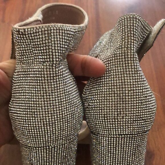 Jeffrey Campbell Rhinestone strap he chunky heel. Size 8.5 - Picture 5 of 13